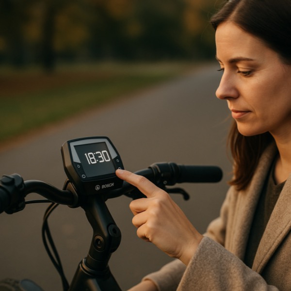 Klok verzetten op je Bosch Display 